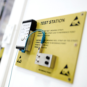 Elektronische Teststation
